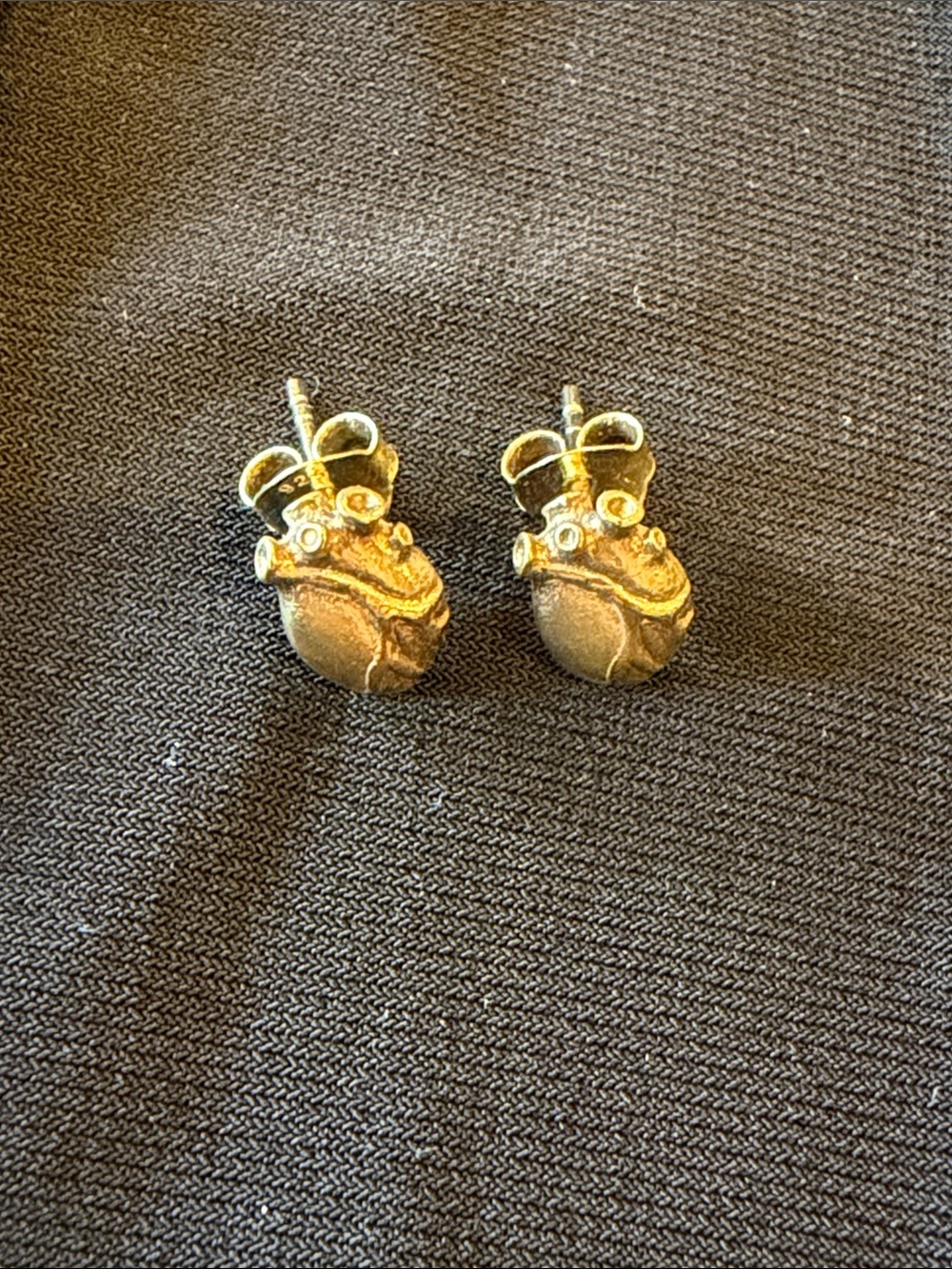 Anatomical Heart Stud Earrings - Charming Women’s earrings